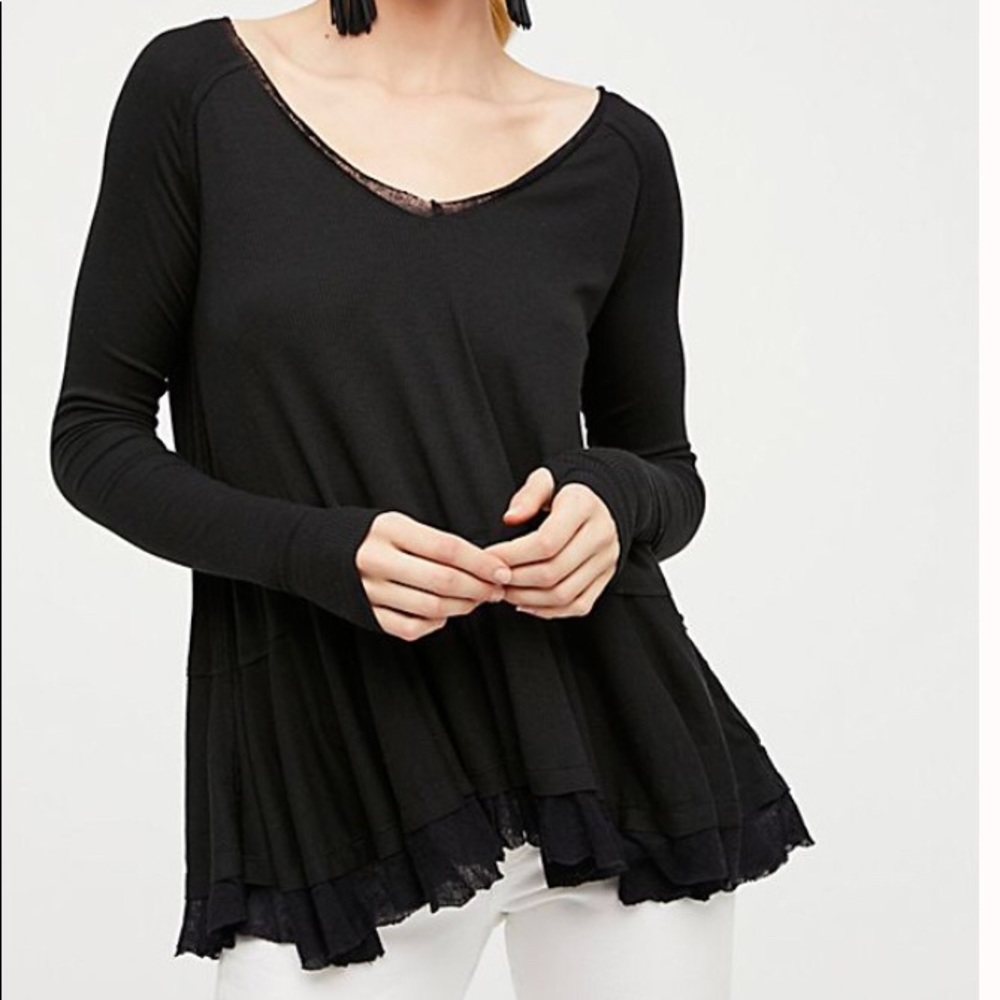 Free People Tangerine Tee